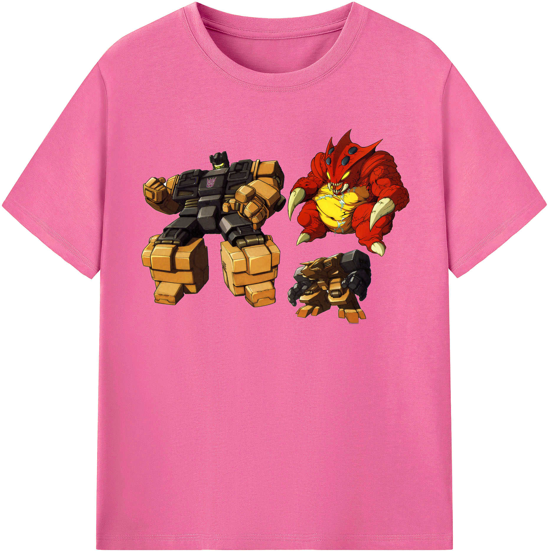（画像用）  レディースカジュアルプリントTシャツ（綿100％）